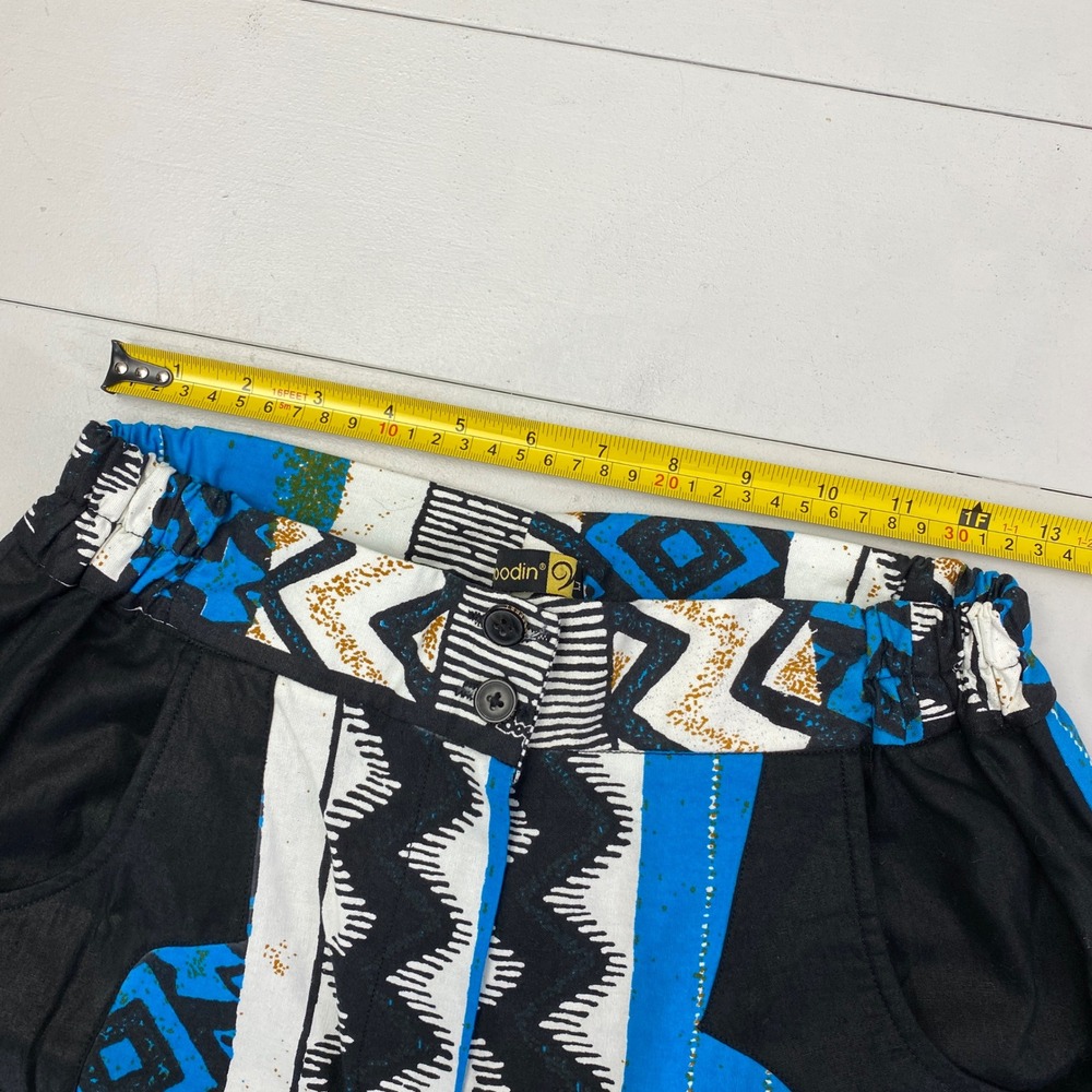 Woodin Mixed Print Tribal Geometric Pants Womens Large Western Whacky Rodeo - Picture 9 of 16